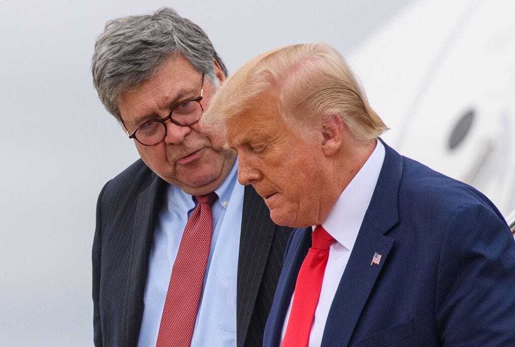 Bill Barr: DOJ could have 'very good evidence' of possible Trump obstruction in documents case
